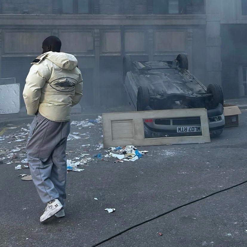 Chaqueta bolo B.I.G| White