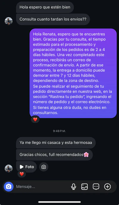 Reseña de cliente